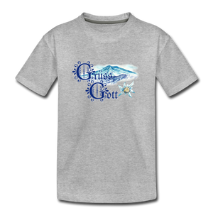 Grüss Gott - Toddler Premium T-Shirt - heather gray