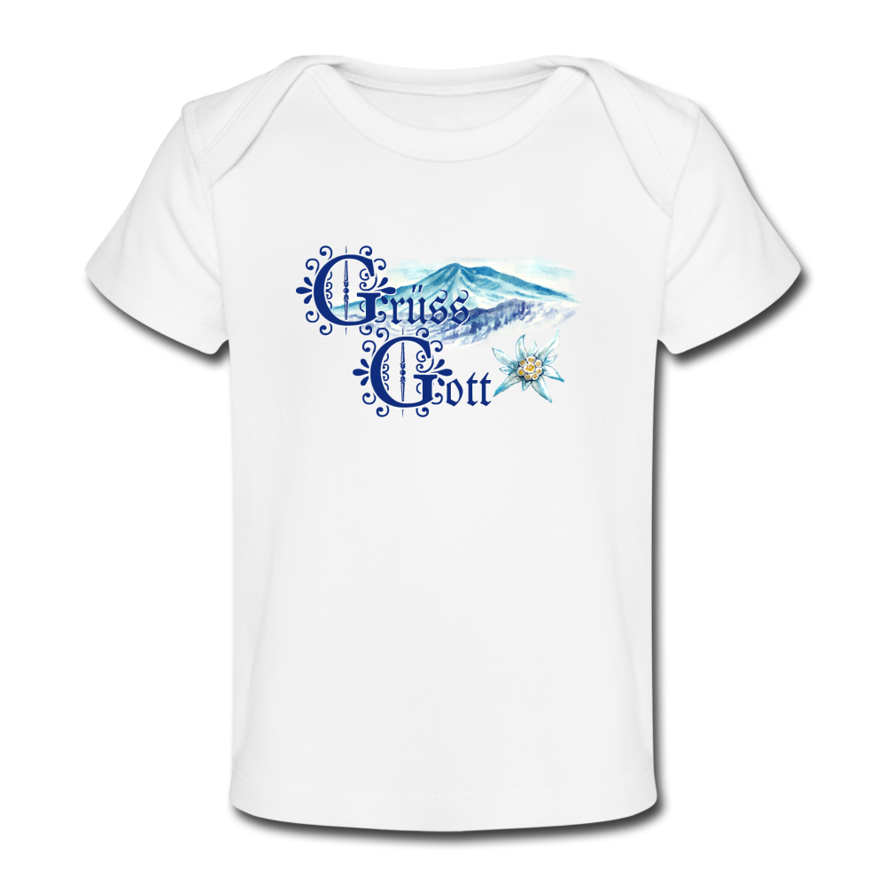 Grüss Gott - Organic Baby T-Shirt - white