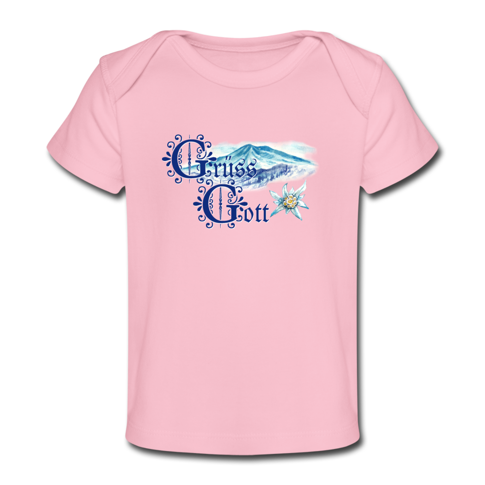 Grüss Gott - Organic Baby T-Shirt - light pink