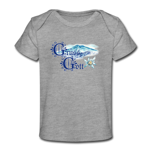 Grüss Gott - Organic Baby T-Shirt - heather gray