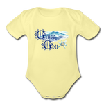 Grüss Gott - Organic Short Sleeve Baby Bodysuit - washed yellow