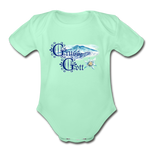 Grüss Gott - Organic Short Sleeve Baby Bodysuit - light mint