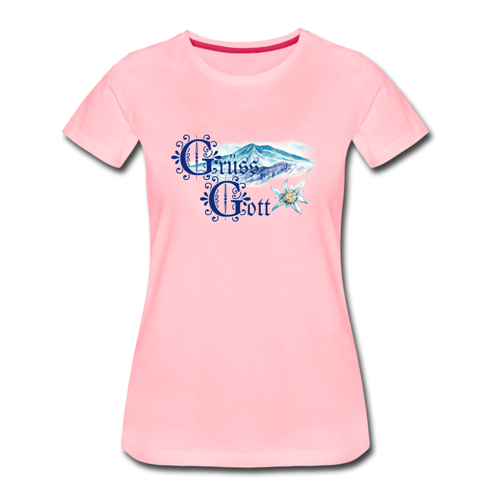 Grüss Gott - Women’s Premium T-Shirt - pink