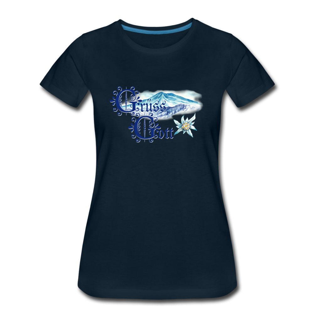 Grüss Gott - Women’s Premium T-Shirt - deep navy