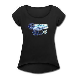 Grüss Gott - Women's Roll Cuff T-Shirt - black