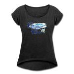 Grüss Gott - Women's Roll Cuff T-Shirt - heather black