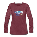 Grüss Gott - Women's Premium Long Sleeve T-Shirt - heather burgundy