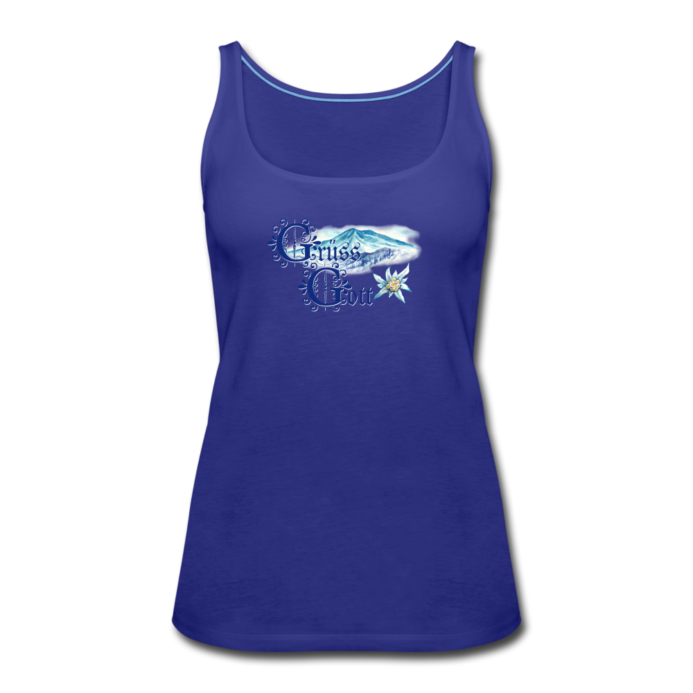 Grüss Gott - Women’s Premium Tank Top - royal blue