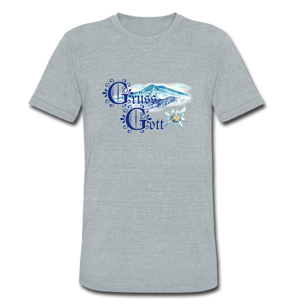 Grüss Gott - Unisex Tri-Blend T-Shirt - heather gray