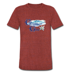 Grüss Gott - Unisex Tri-Blend T-Shirt - heather cranberry