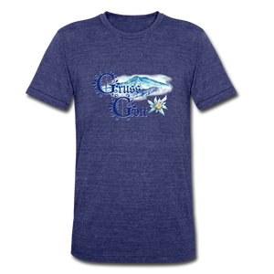 Grüss Gott - Unisex Tri-Blend T-Shirt - heather indigo