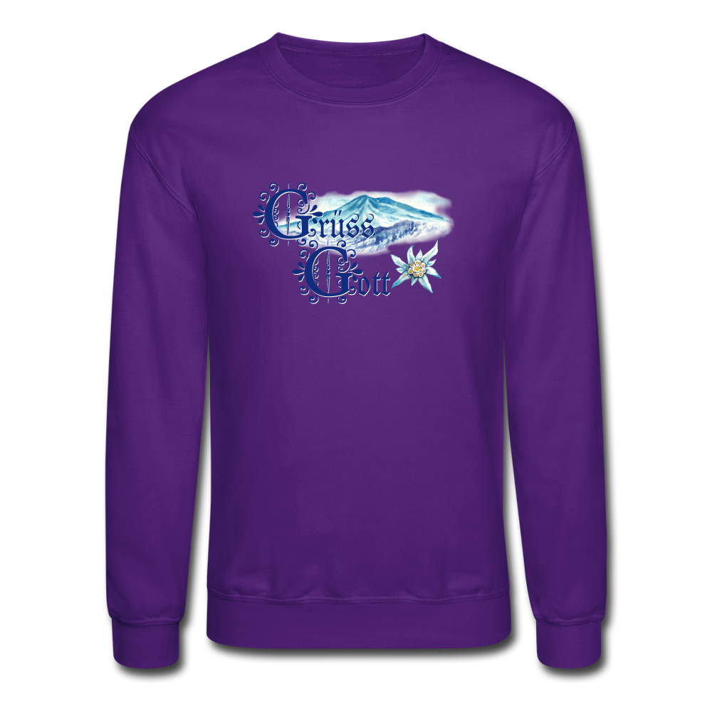 Grüss Gott - Crewneck Sweatshirt - purple