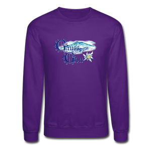 Grüss Gott - Crewneck Sweatshirt - purple