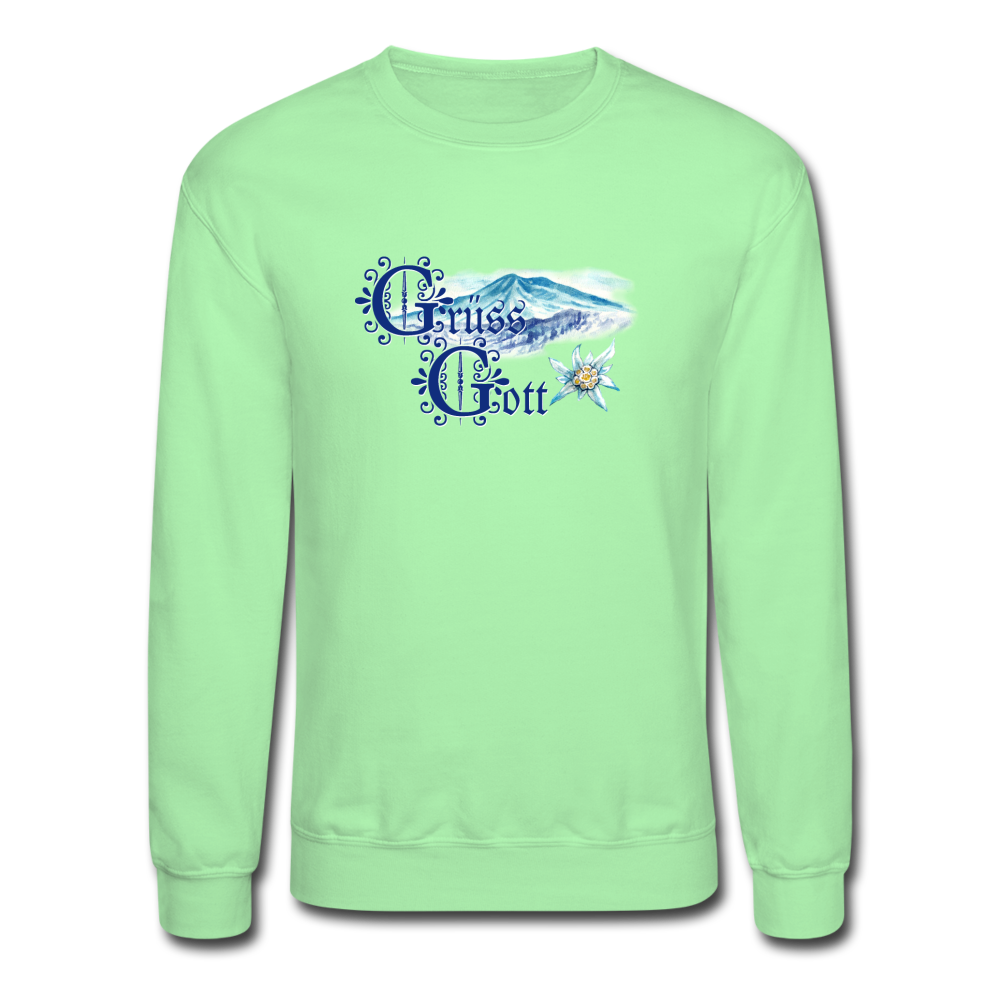 Grüss Gott - Crewneck Sweatshirt - lime
