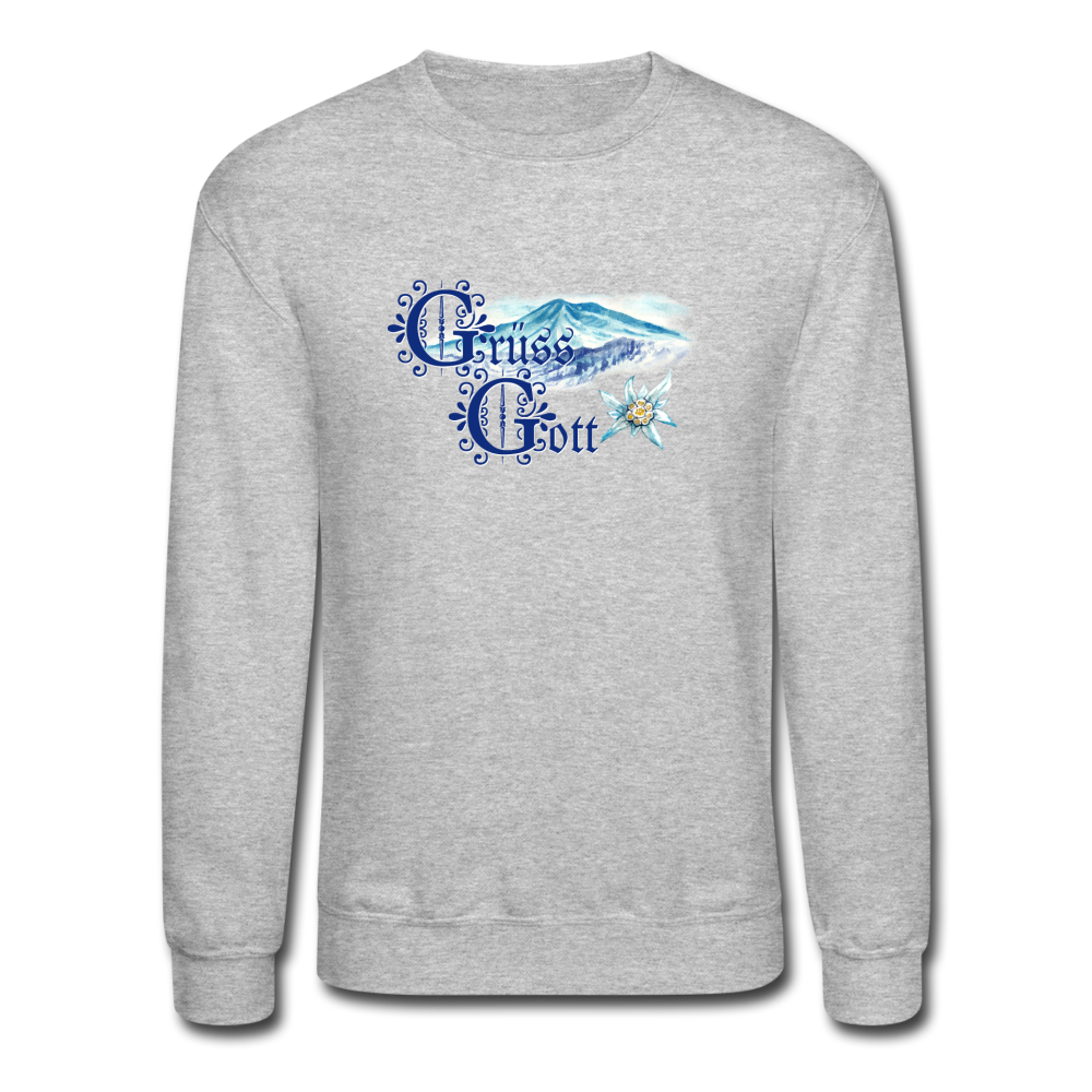 Grüss Gott - Crewneck Sweatshirt - heather gray