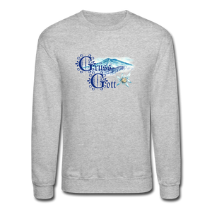 Grüss Gott - Crewneck Sweatshirt - heather gray