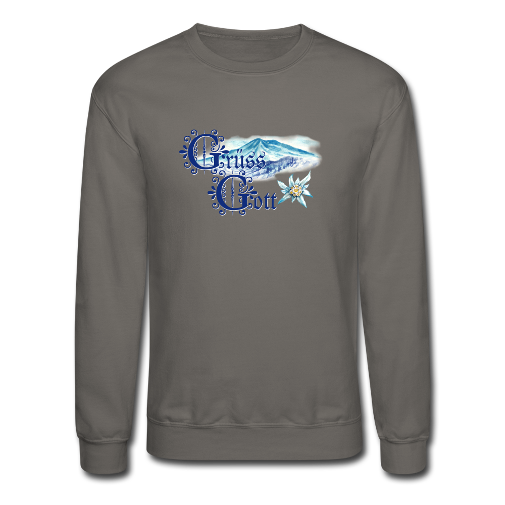 Grüss Gott - Crewneck Sweatshirt - asphalt gray