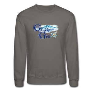 Grüss Gott - Crewneck Sweatshirt - asphalt gray