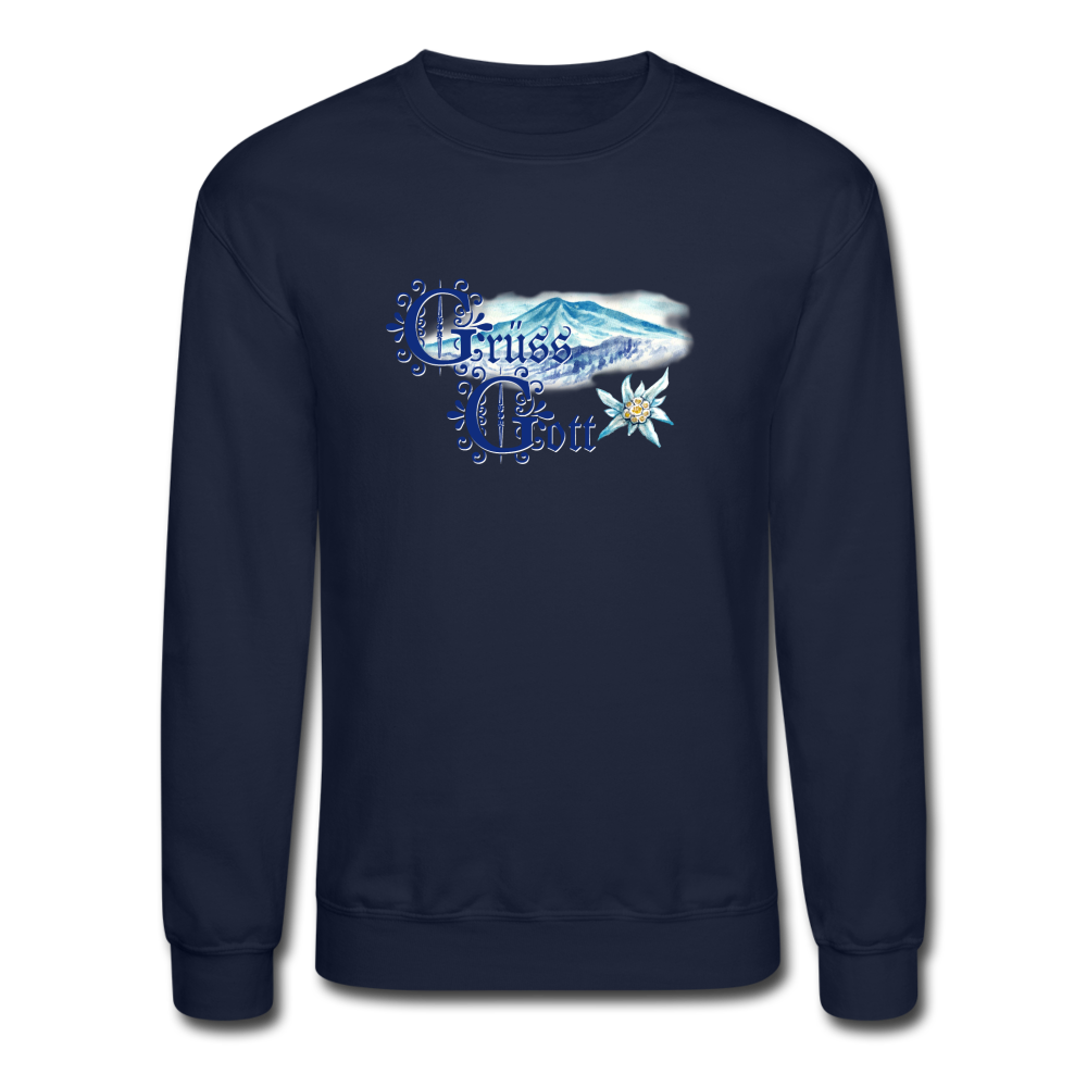 Grüss Gott - Crewneck Sweatshirt - navy