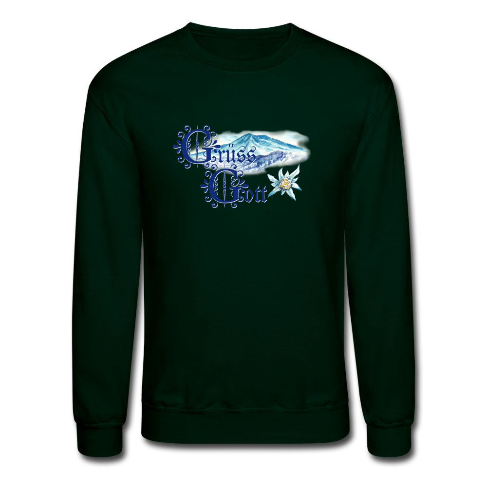 Grüss Gott - Crewneck Sweatshirt - forest green