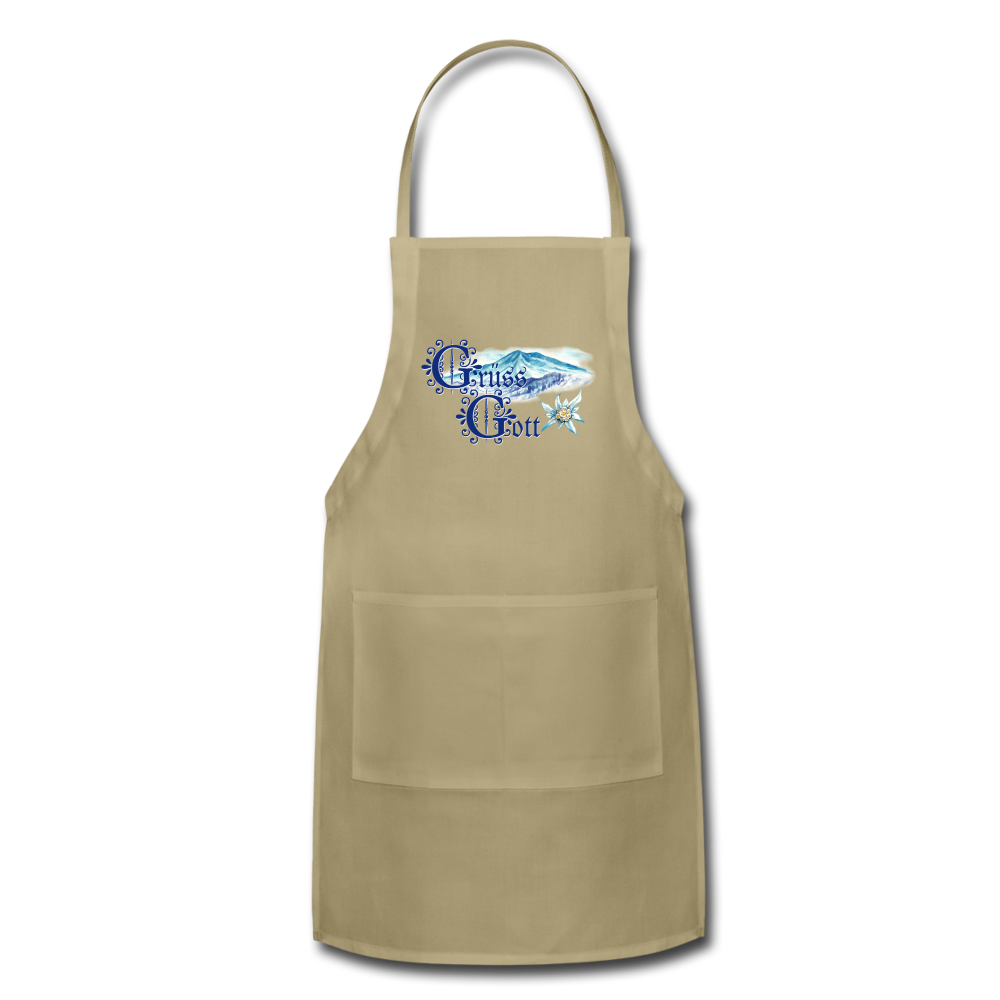 Grüss Gott - Adjustable Apron - khaki