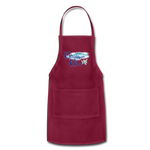 Grüss Gott - Adjustable Apron - burgundy