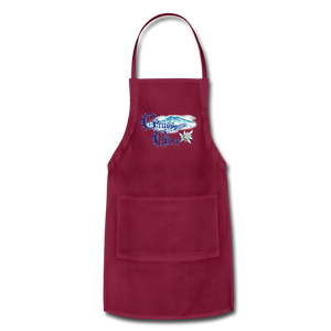 Grüss Gott - Adjustable Apron - burgundy