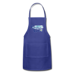 Grüss Gott - Adjustable Apron - royal blue