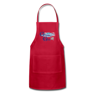 Grüss Gott - Adjustable Apron - red