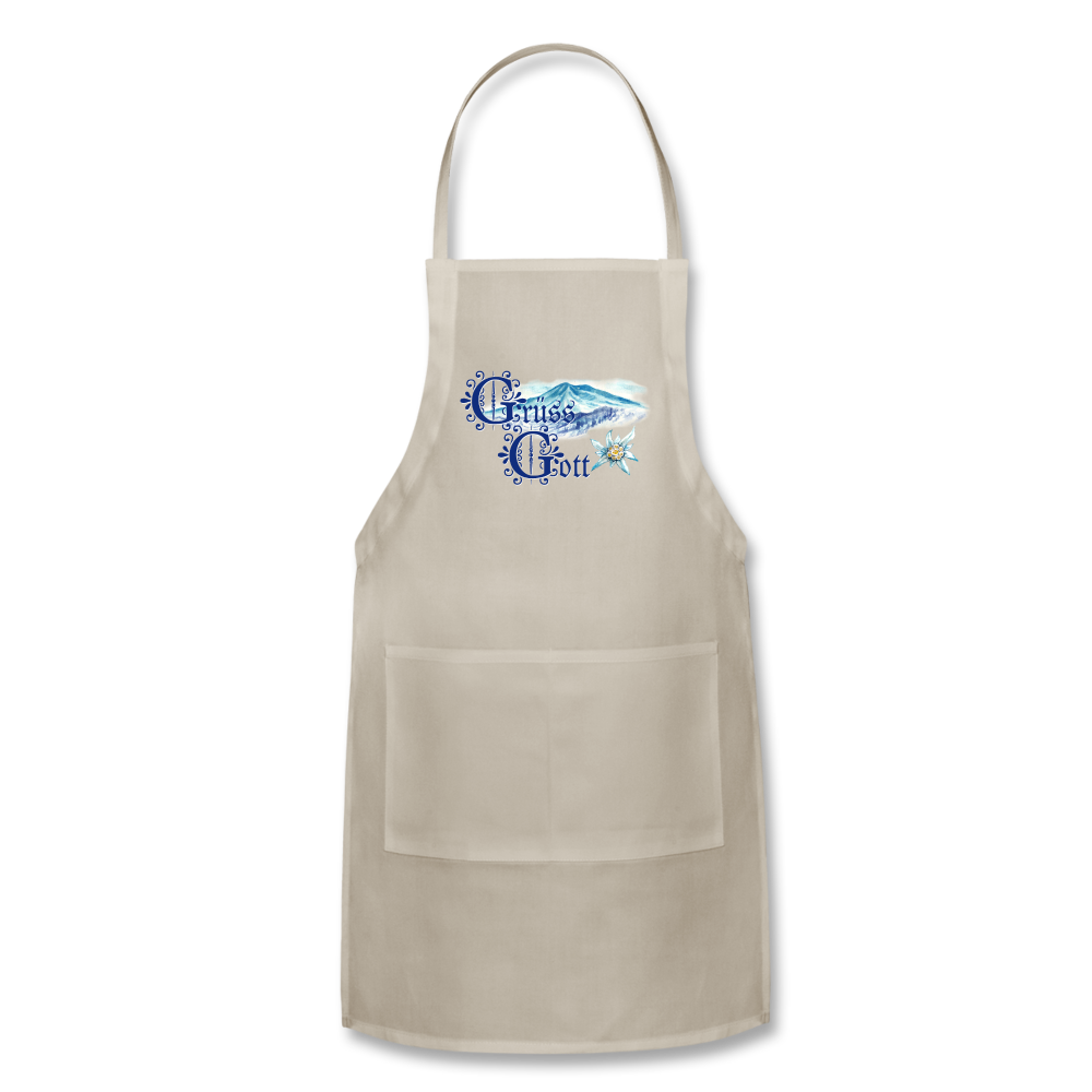 Grüss Gott - Adjustable Apron - natural