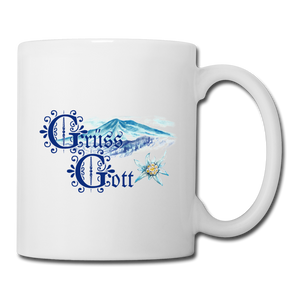 Grüss Gott - White Coffee/Tea Mug - white