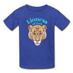 Lioness of God - Kids' T-Shirt - royal blue