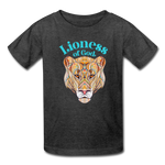 Lioness of God - Kids' T-Shirt - heather black