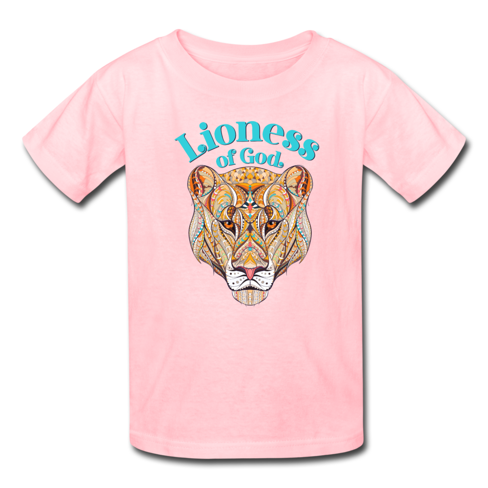 Lioness of God - Kids' T-Shirt - pink