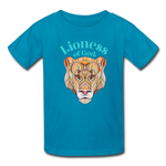 Lioness of God - Kids' T-Shirt - turquoise