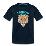 Lioness of God - Toddler Premium T-Shirt - deep navy