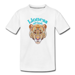 Lioness of God - Toddler Premium Organic T-Shirt - white