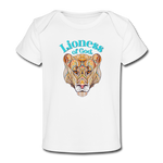 Lioness of God - Organic Baby T-Shirt - white