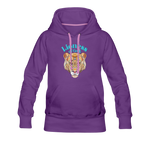 Lioness of God - Women’s Premium Hoodie - purple