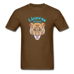 Lioness of God - Unisex Classic T-Shirt - brown