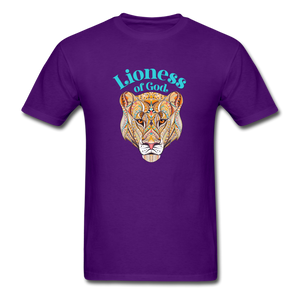 Lioness of God - Unisex Classic T-Shirt - purple