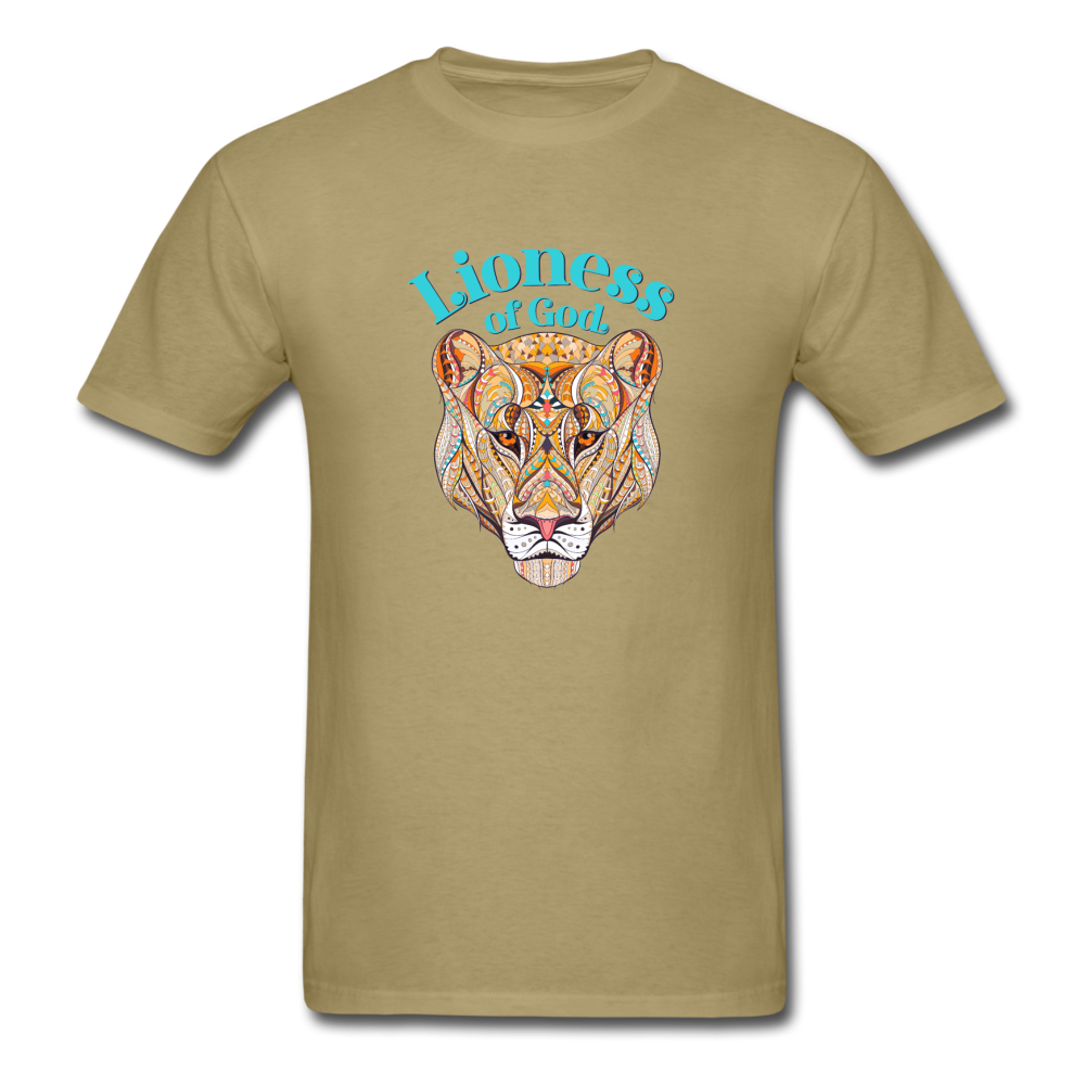 Lioness of God - Unisex Classic T-Shirt - khaki