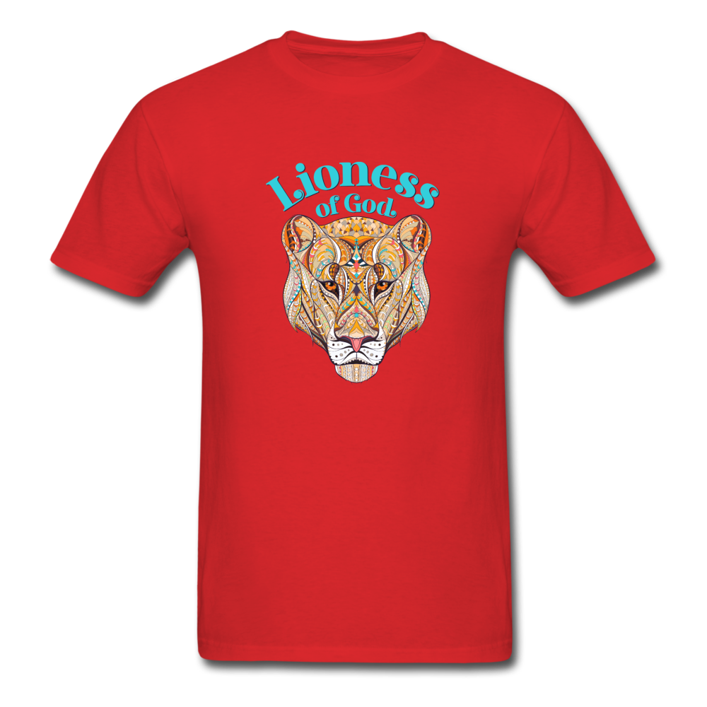 Lioness of God - Unisex Classic T-Shirt - red