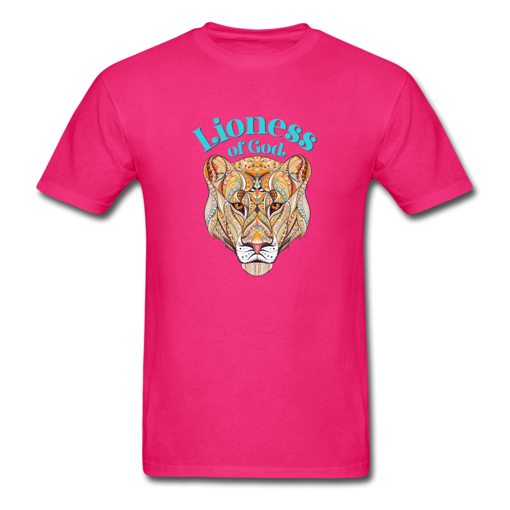 Lioness of God - Unisex Classic T-Shirt - fuchsia
