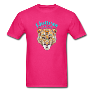 Lioness of God - Unisex Classic T-Shirt - fuchsia