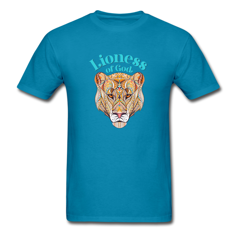 Lioness of God - Unisex Classic T-Shirt - turquoise