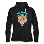 Lioness of God - Unisex Lightweight Terry Hoodie - charcoal gray