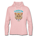 Lioness of God - Unisex Lightweight Terry Hoodie - cream heather pink