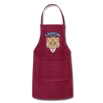 Lioness of God - Adjustable Apron - burgundy