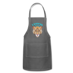 Lioness of God - Adjustable Apron - charcoal